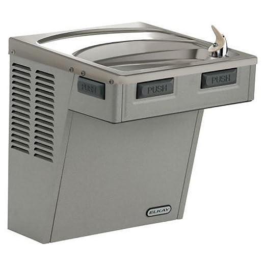 Elkay Wall Mount ADA Cooler Non-Filtered Non-refrigerated Stainless by ELKAY