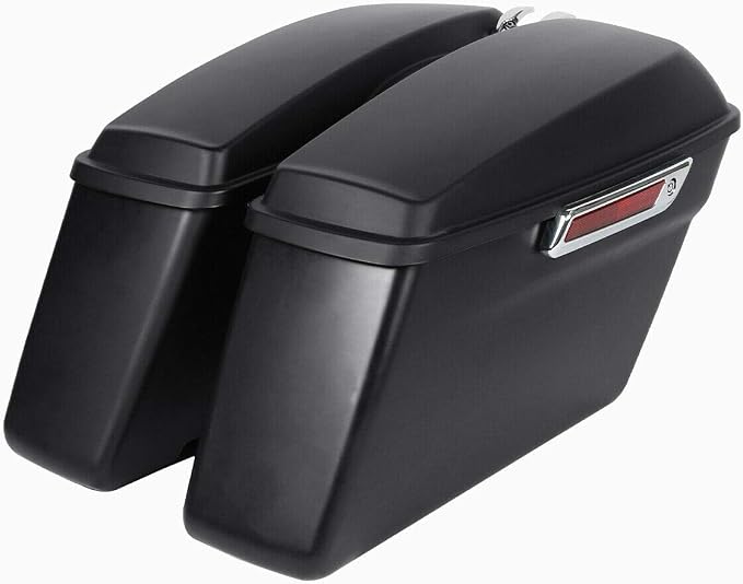 Green-L Matte Black Hard Saddlebags Fit - Image 3