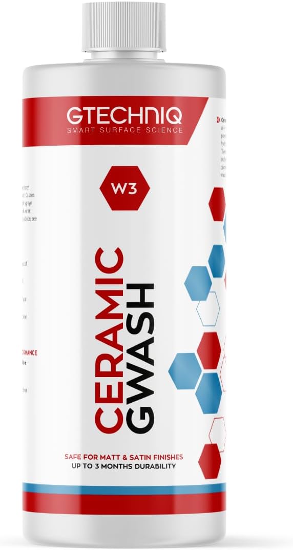 Gtechniq Car Shampoo. 2-in-1 Ceramic GWash and Hydrophobic Coating by GTECHNIQ