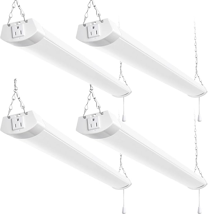 hykolity 4FT 70W LED Shop Light Linkable, 5000K Utility Shop Lights by hykolity