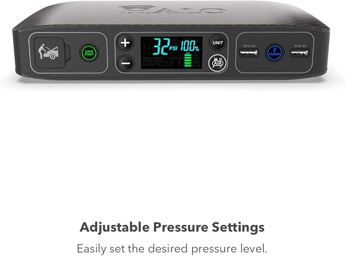 HALO Bolt Air 58830 Portable Car Battery Jump Starter | 100 PSI Air Compressor - Image 5