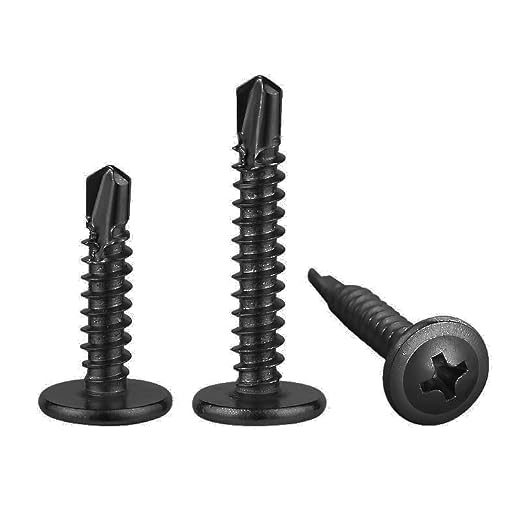 #8×1-1/4” for Sheet Metal Self-Tapping Screws 410 Black Stainless Steel Truss - Image 6