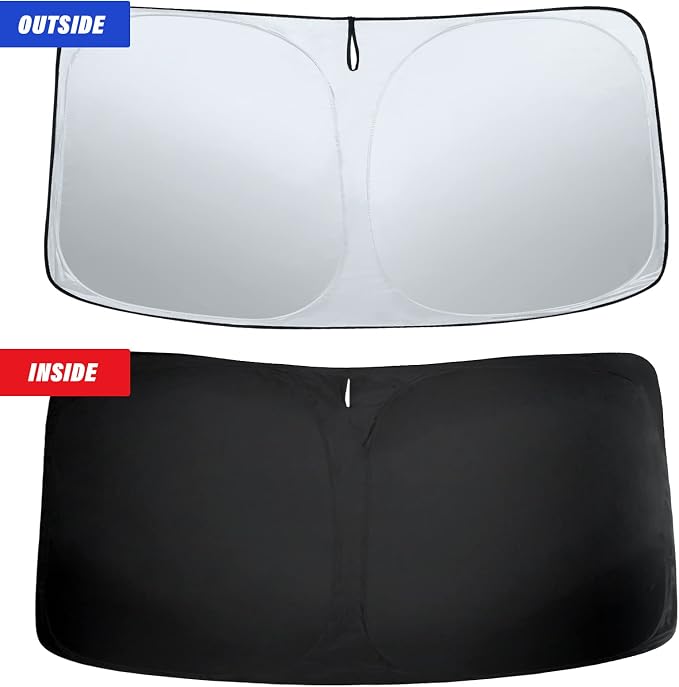 Sze Windshield Sunshade for 2021-2022 2023 2024 2025 Ford Mustang Mach-E - Image 6