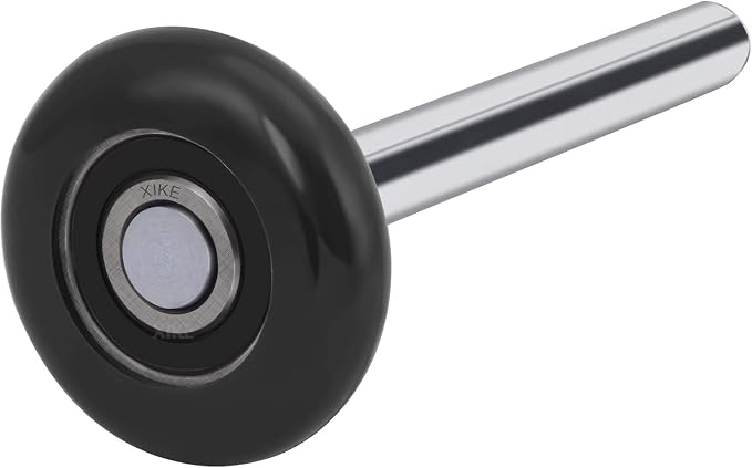 XiKe 12 Pack Black 2" Nylon Garage Door Roller 4" Stem, Quiet/Durable and High - Image 5