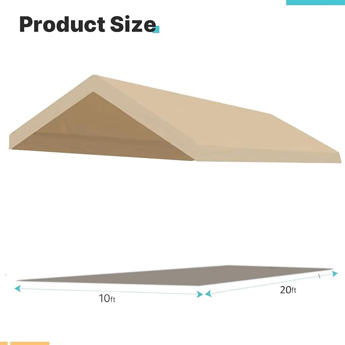 Carport Replacement Canopy Cover - Image 3