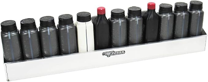 Pit Posse 443 Oil Shelf 12 Quart Bottle Holder Storage Organizer Caddy 32" - Image 2