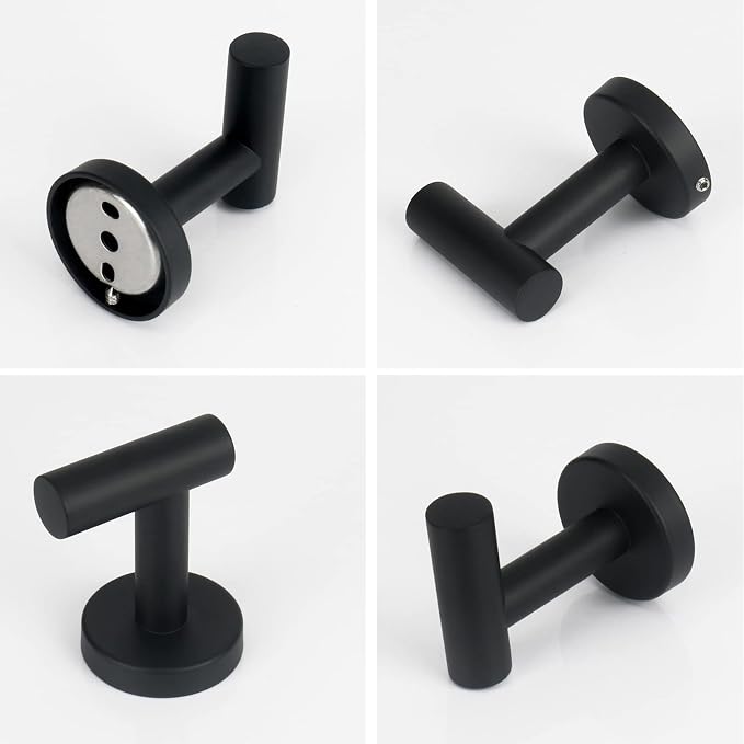 NearMoon Bath Towel Hooks- SUS 304 Stainless Steel Robe Hook Holder, Heavy Duty - Image 6