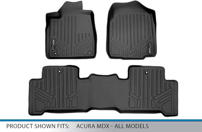 SMARTLINER Custom Fit Floor Mats 2 Row Liner Set - Image 5
