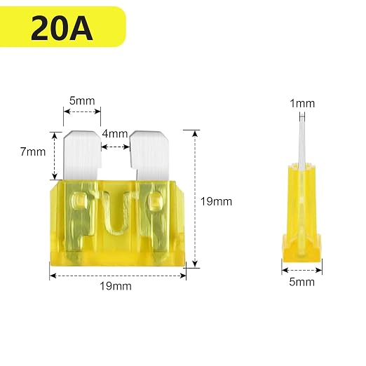 20 Amp Standard Fuse, 20A Car Blade Fuses - Image 4