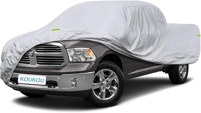 KouKou Truck Cover Waterproof All Weather, 6 Layers Full Pickup Cover, by focusonqualityservicehear