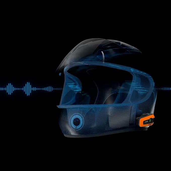 Cardo Systems Packtalk Edge KTM Edition, Single Pack - Image 5