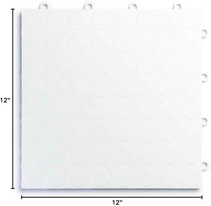 Big Floors RaceDeck CircleTrac, Interlocking Non-Slip Garage Flooring Tile - Image 8