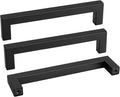 goldenwarm 22 Pack 6-1/4INCH Black Square Bar Cabinet Pull Drawer Handle by goldenwarm