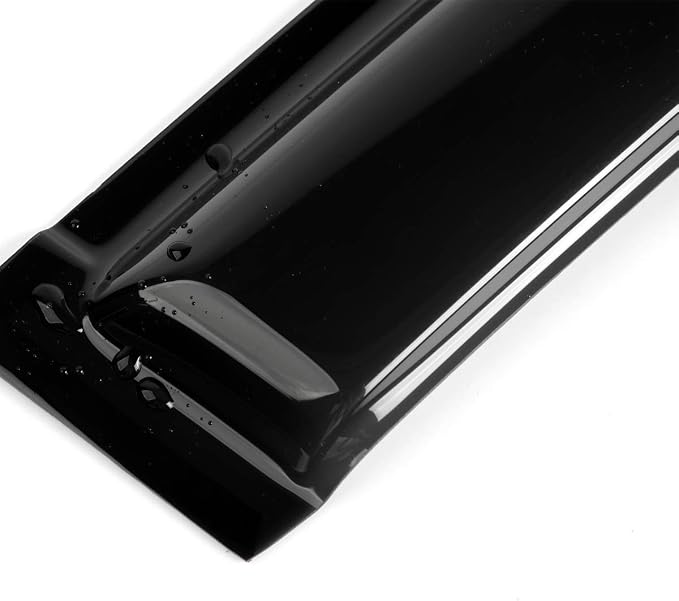 4pcs Outside Mount Style Window Rain Guards Durable Side Window Wind Deflectors - Image 4