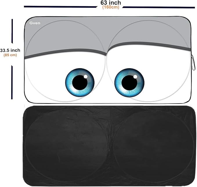 Gven Windshield Sun Shade, 2025 Car Sun Shade Windshield - Image 2