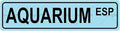 AQUARIUM ESP Space Metal Tin Street Sign Bar Cafe Garage Cave Home Room Wall by Unknown