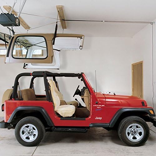 7806 - Overhead Storage Hoist for Jeep Top Removal, Truck Caps, Surfboards and - Image 2