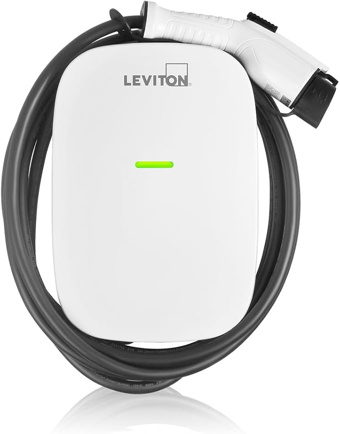 Leviton Level 2 EV Charger, 32 Amp, 208/240 VAC, 7.6 kW Output, Indoor/Outdoor by Leviton