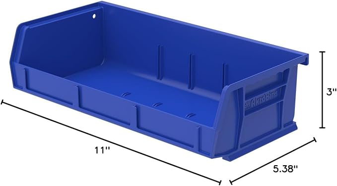 Akro-Mils 30232 AkroBins Plastic Storage Bins, Space-Saving Stackable Bins - Image 4
