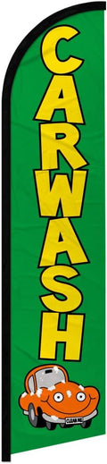 Car Wash Windless Banner Advertising Flag by InfinityRepublic
