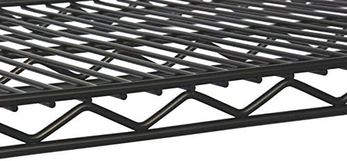 Omega 12" Deep x 24" Wide x 54" High 3 Tier Black Starter Shelving Unit - Image 2