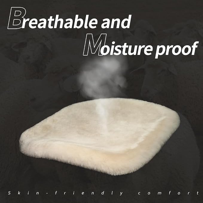 LLB Genuine Sheepskin Car Seat Cushion Seat Covers - Image 6
