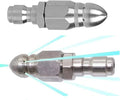 Pressure Washer Sewer Jetter Nozzle by MIZORLIE