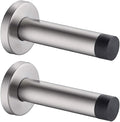 JQK Door Stopper, 304 Stainless Steel Thicken 1mm Sound Dampening Door Stop by Homeimprovement