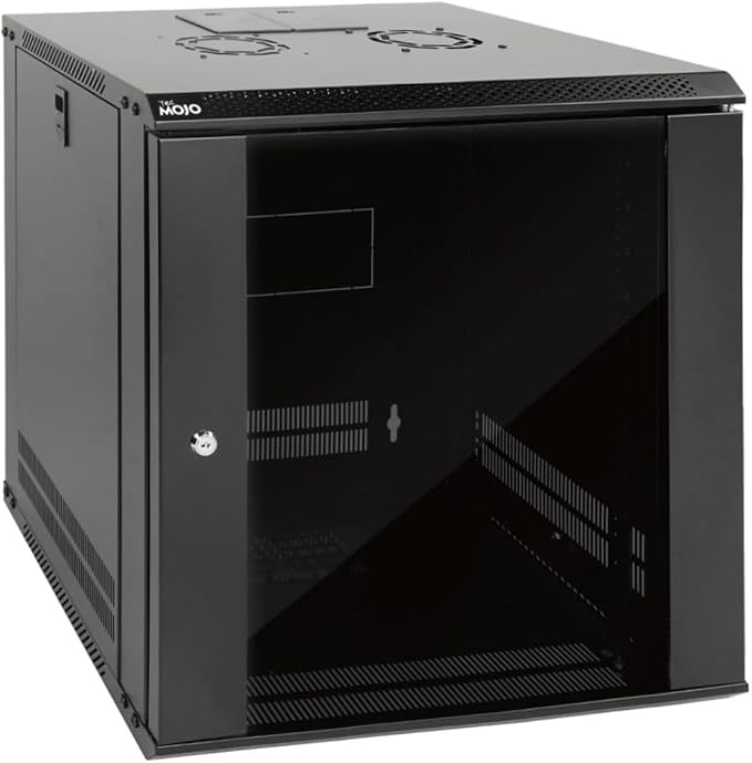 Tecmojo 12U Wall Mount Server Cabinet IT Network Rack Enclosure Lockable Door by Tecmojo