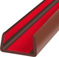 Rubber Edge Trim, Flexible Self Adhesive U Shaped Peel and Stick Edge Banding by YANRUIPRO
