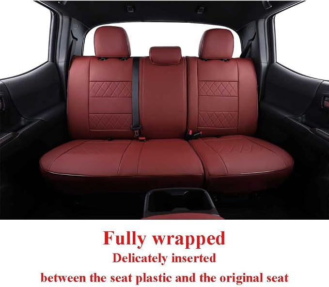 EKR Custom Fit Tacoma Leather Car Seat Covers - Image 6