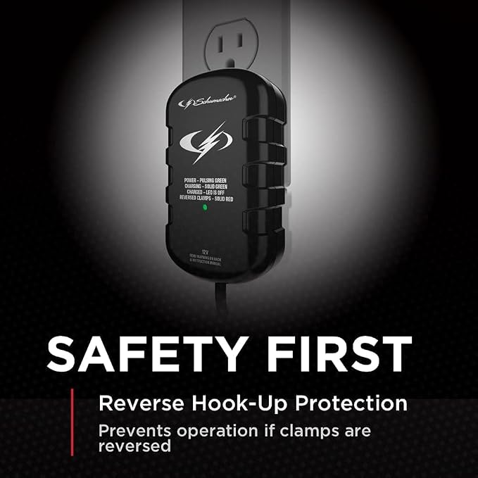 Schumacher Electric SC1278 Automatic Car Battery Maintainer - 12V Battery - Image 4