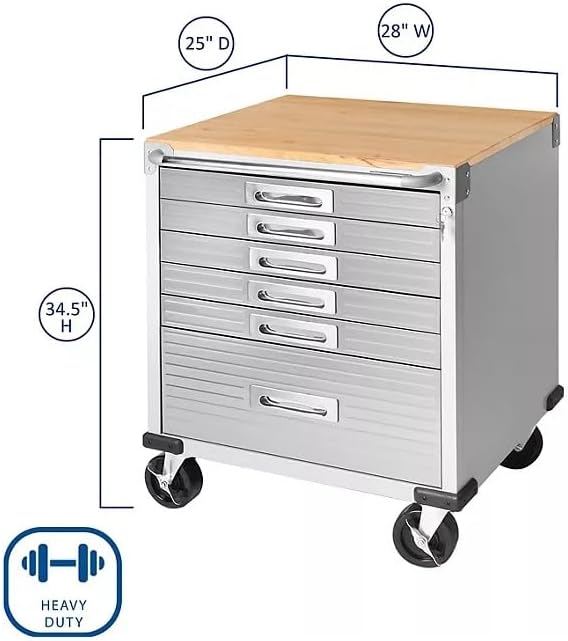 Heavy Duty Rolling Storage Cabinet - Image 3