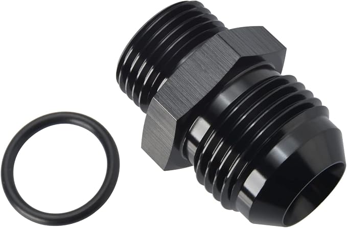 10AN Male Flare to 6AN ORB O-ring Boss Fuel Pump Rail Adapter Fitting Aluminum - Image 4