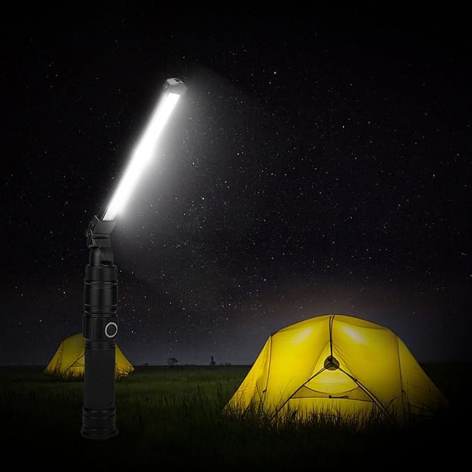 Rechargeable Work Light, 360° Rotate Design, Magnetic LED Work Light Foldable - Image 9