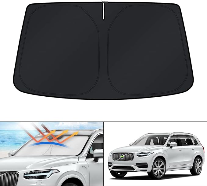 KUST Windshield Sun Shade for 2016-2025 2026 Volvo XC90 Accessories Sunshade by KUST