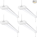 hykolity 4 Pack 4FT LED Shop Light, Linkable Utility Shop Lights, 5000K by hykolity