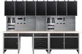 JZD Metal Storage Cabinet Organizer Set System, by JZD