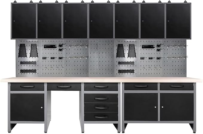 JZD Metal Storage Cabinet Organizer Set System, by JZD