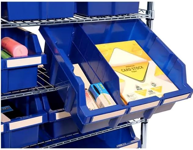 Heavy-Duty Steel Wire Shelving Storage Unit, 24-bin Rack - Image 5