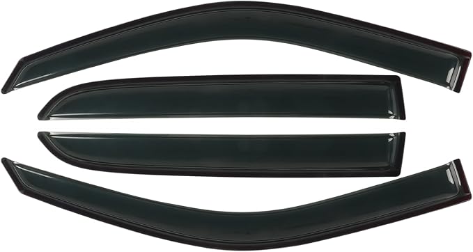 Window Visors Rain Guards Fit for 2009-2018 Dodge Ram 1500, 19-23 1500 Classic - Image 2