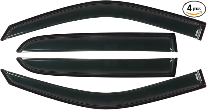 Window Visors Rain Guards Fit for 2009-2018 Dodge Ram 1500, 19-23 1500 Classic by CHYKORLA