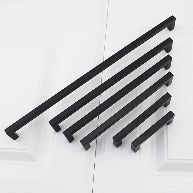 goldenwarm 1 Pack 18INCH Black Cabinet Pulls Kitchen Cabinet Handles-LSJ12BK458 - Image 8