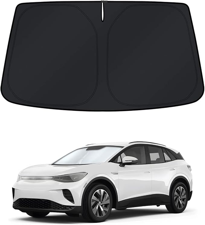KUST Windshield Sun Shade for 2021-2025 2026 Volkswagen VW ID.4 Accessories by KUST