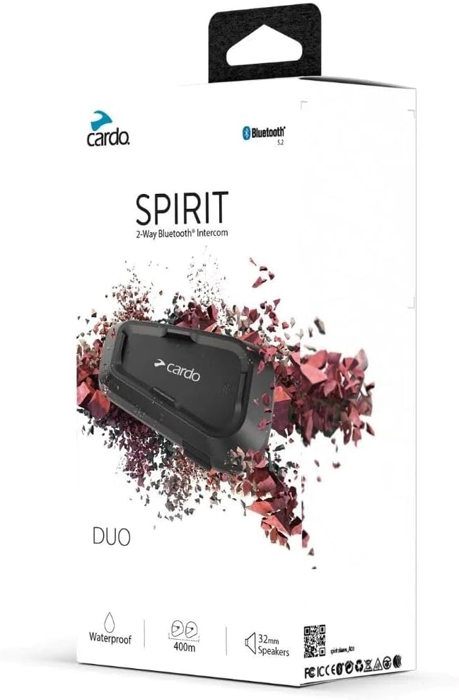 Cardo Systems Spirit Motorcycle Bluetooth Communication Headset, 2-Way Bluetooth - Image 5