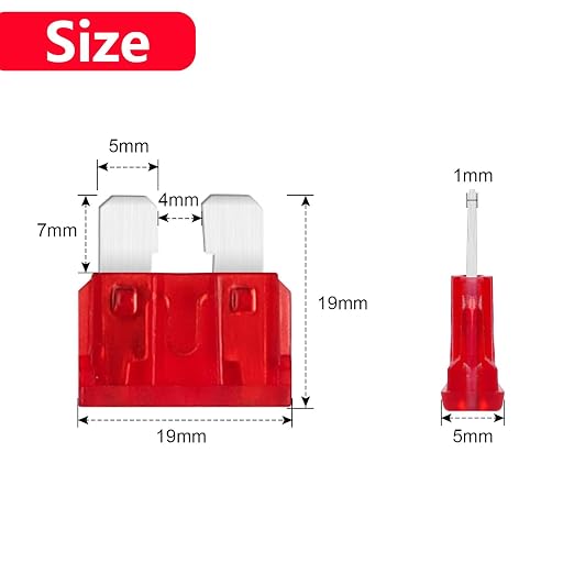 10 Amp Standard Fuse, 10A Car Blade Fuses - Image 4