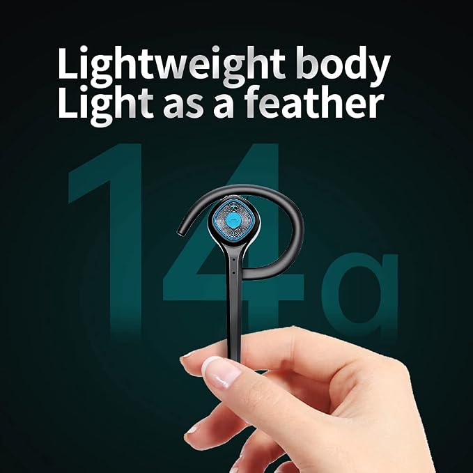 IHAO Wireless Bluetooth Earpiece Headphone Dual Noise Cancelling Mic Painless - Image 7