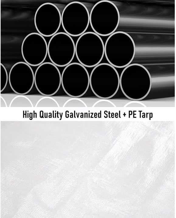13x20 Ft. Metal Carport Garage - Image 4