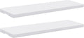 DWVO 2-Pack Resin Storage Shed Shelves, Fit by DWVO