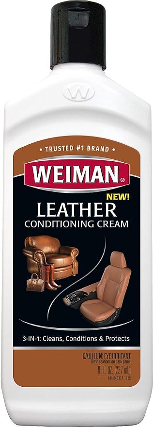 Weiman 3 in 1 Deep Leather Cleaner & Conditioner Cream by Weiman